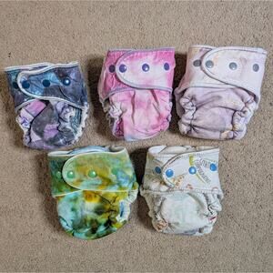 Lilly & Frank Fitted Diaper Lot + Sloomb (OS)